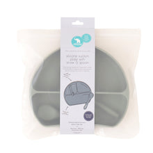 Load image into Gallery viewer, Olive Silicone Divider Plate set - Spotty Dot AU 
