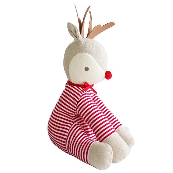 Sitting Rudolph Reindeer Toy Spotty Dot 
