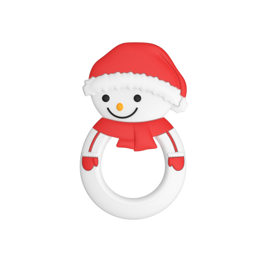 Snowman Teether - Spotty Dot AU
