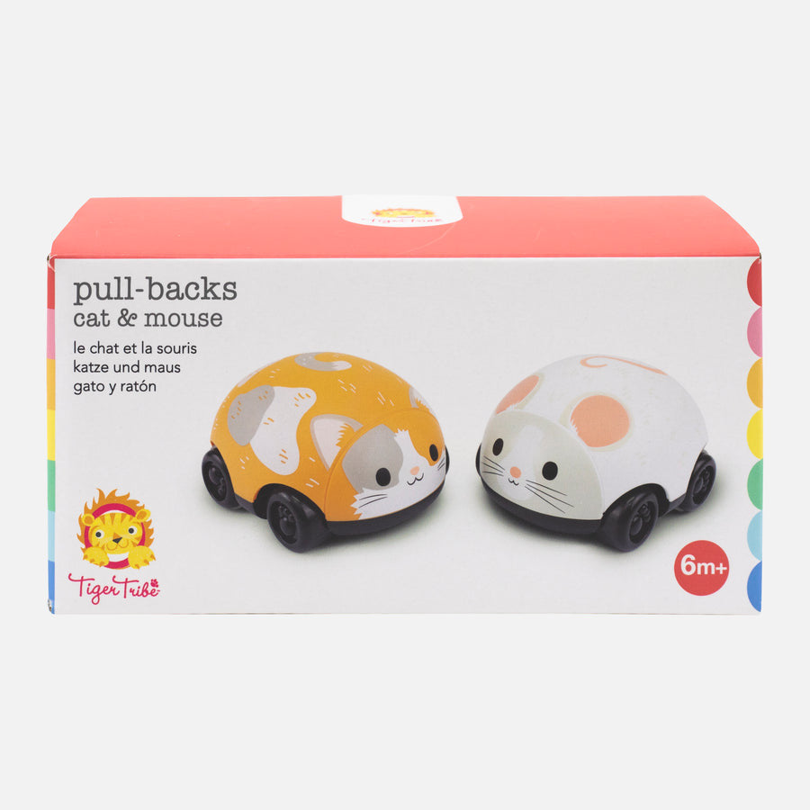 Pull Backs - Cat & Mouse - Spotty Dot AU