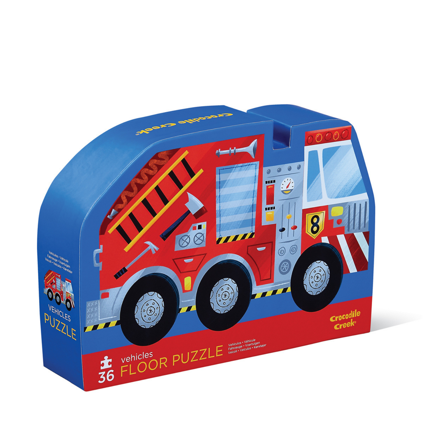 Crocodile Creek Vehicles 36 piece Classic Floor Puzzle Spotty Dot Toys