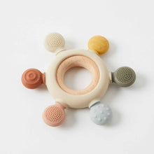 Load image into Gallery viewer, Emery Silicone Sensory Teether - Spotty Dot AU
