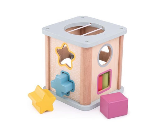 Wooden Eco Shape Sorter Spotty Dot Toys
