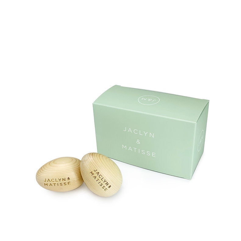 Wooden Egg Shakers Pair - Spotty Dot AU