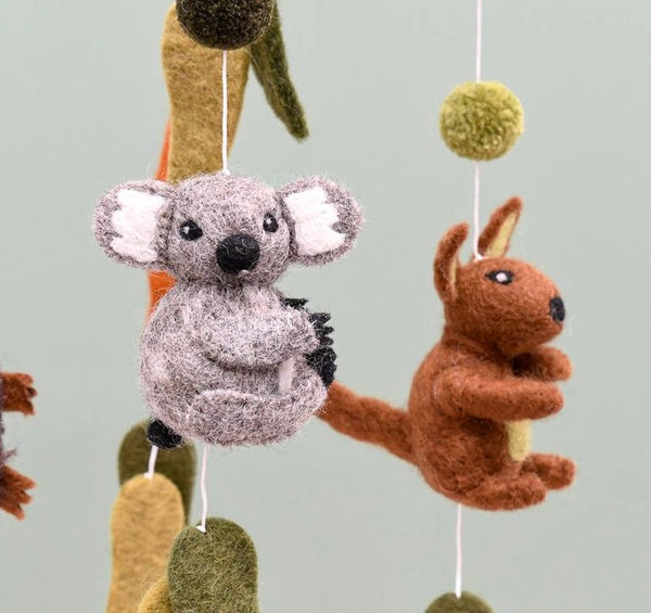Australian Animals - Felt Mobile - Spotty Dot Toys AU