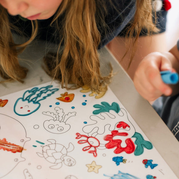 Under the Sea - Silicone Scribble Mat | Spotty Dot AU