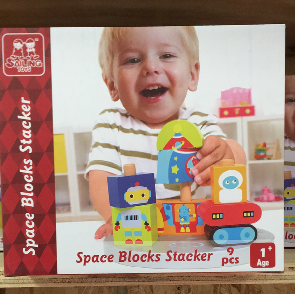 Space blocks stacker