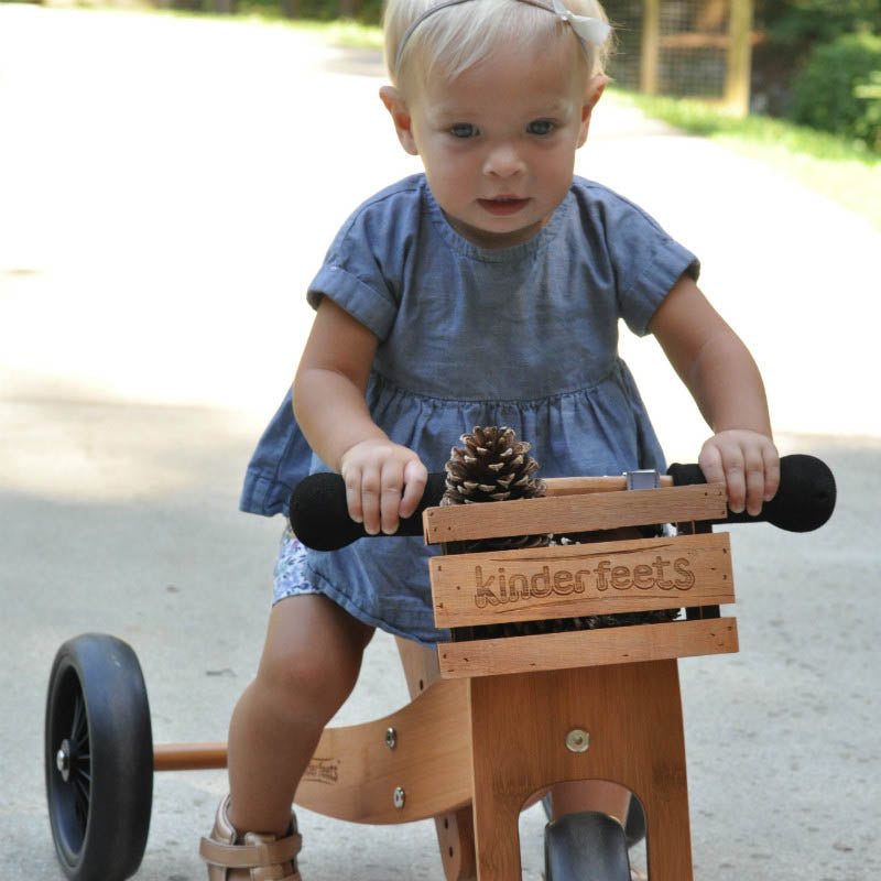 Kinderfeets Wooden Crate - Spotty Dot AU