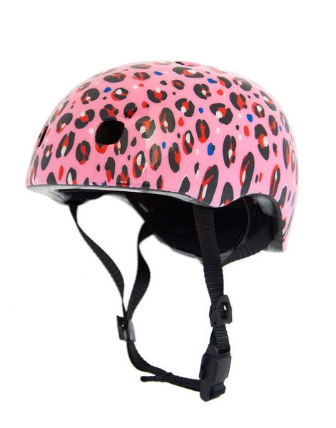 Kids Micro Scooter Helmet - Medium Leopard - Spotty Dot AU