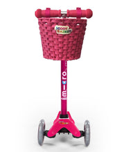 Load image into Gallery viewer, Micro Scoot Basket Pink - Spotty Dot AU
