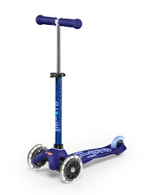 Load image into Gallery viewer, Mini Micro Deluxe LED 3 Wheel Scooter - Blue - Spotty Dot AU
