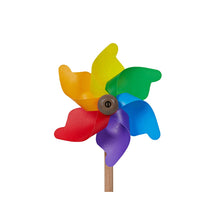 Load image into Gallery viewer, Mini UV stabilised Rainbow Whirly Windmill Pinwheel - Spotty Dot AU
