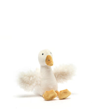 Load image into Gallery viewer, Snowy the Goose Rattle - Spotty Dot AU 
