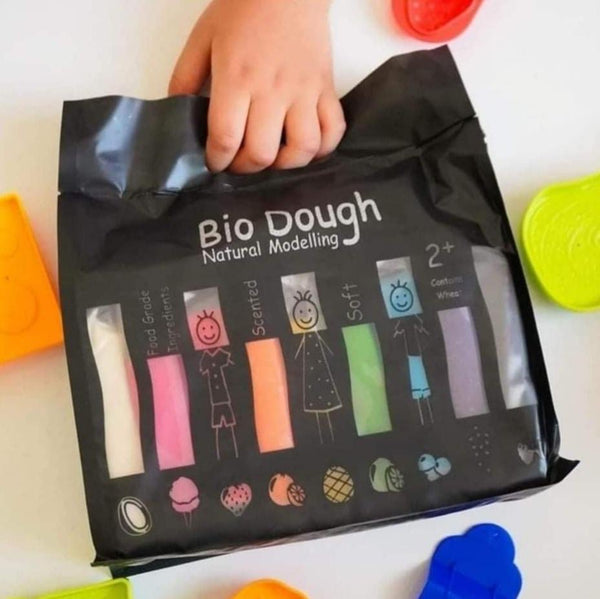 Bio Dough 9 Rainbow Colours - Made in Aus - Spotty Dot AU
