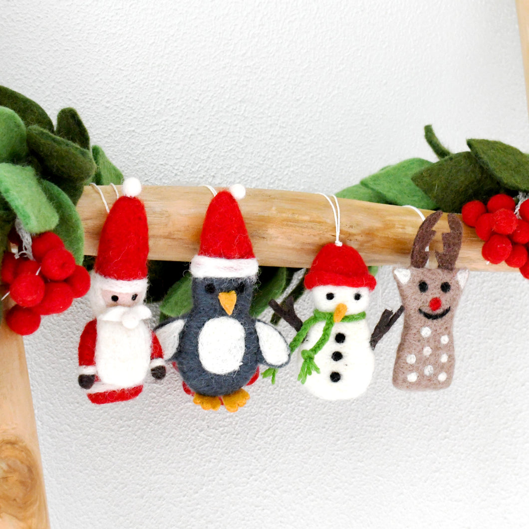 Felt Christmas Decorations - Spotty Dot AU