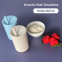 Load image into Gallery viewer, Silicone Sippy Smoothie Cup - Spotty Dot AU
