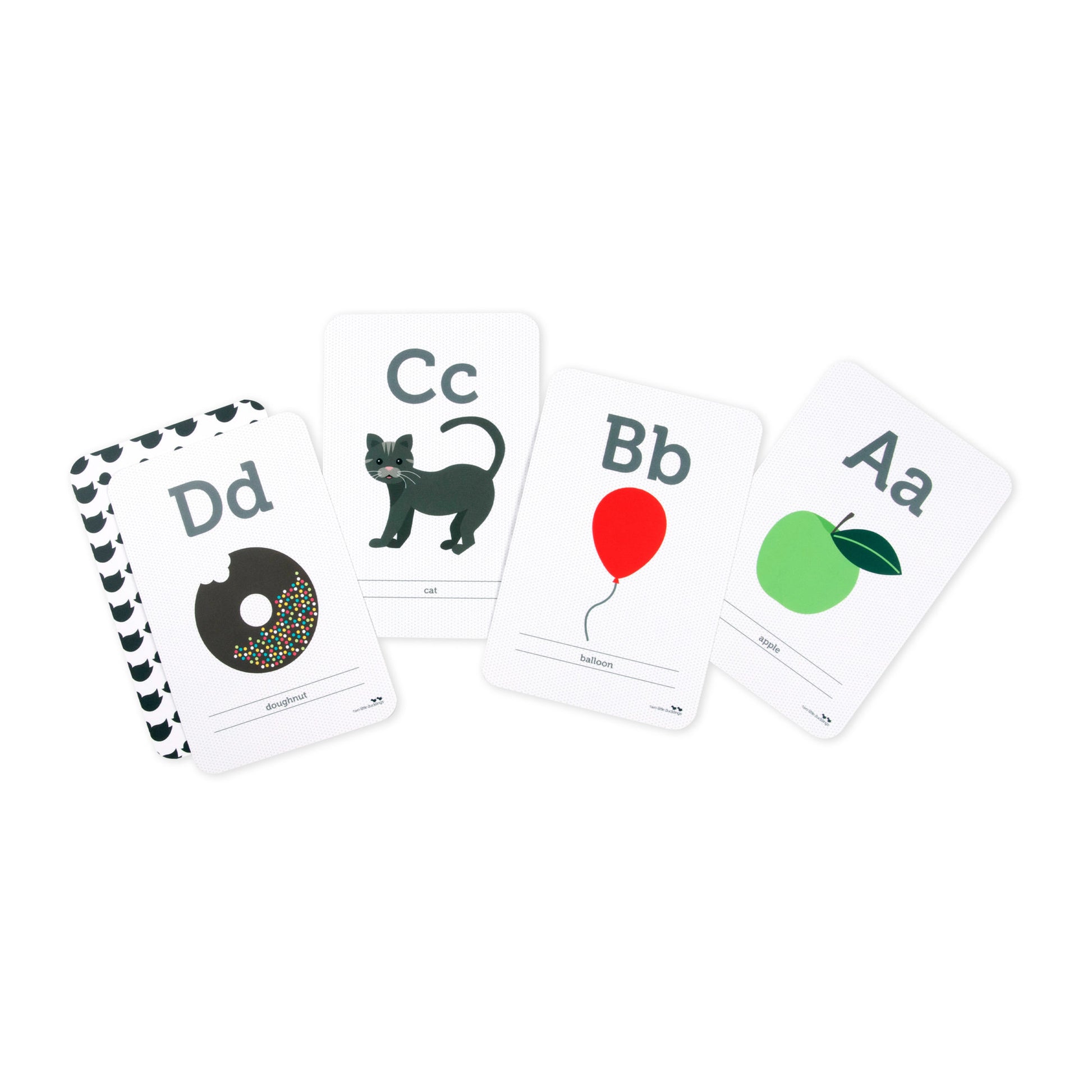 Two Little Ducklings - Alphabet Flash Cards