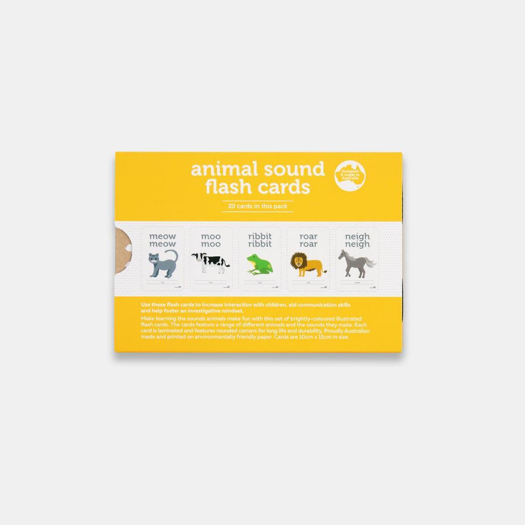 Animal Sound - Flash Cards - Spotty Dot AU