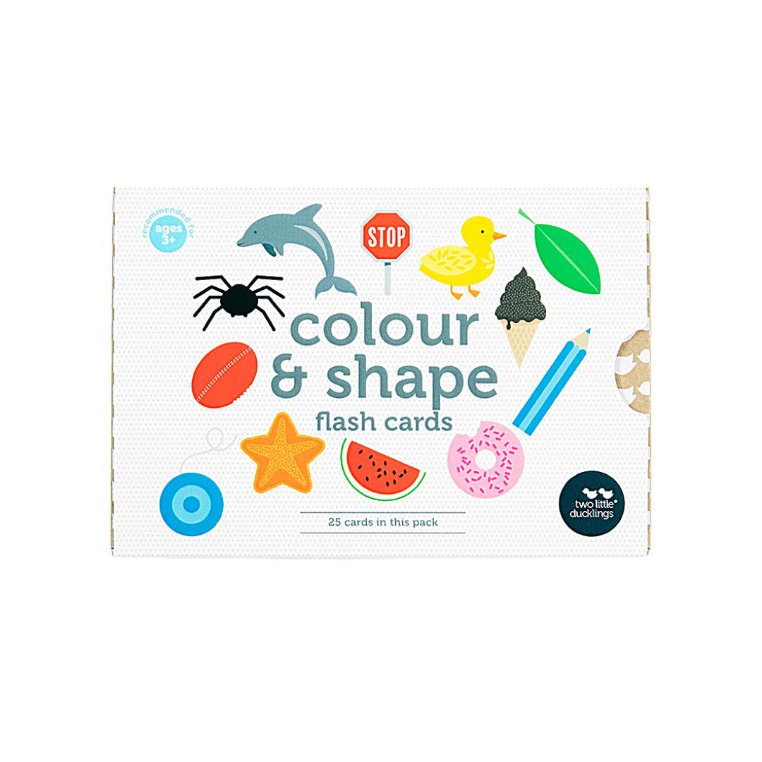 Two Little Ducklings - Colour & Shape - Flash Cards
